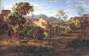 Olivier, Johann Heinrich Ferdinand Italian Landscape Sweden oil painting artist